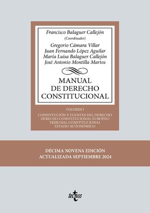 MANUAL DE DERECHO CONSTITUCIONAL VOL.1 (2024)
