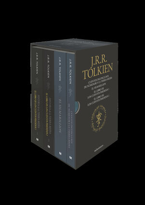 ESTUCHE TOLKIEN (SILMARILLION, CUENTOS INCONCLUSOS, HISTORIA DE LA TIERRA MEDIA VOL.1 Y 2)