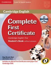 COMPLETE FIRST SELF STUDY PACK WITH ANSWERS +CD 2ª.ED. B2