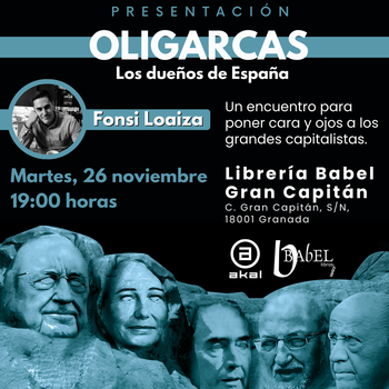 Presentación de 'Oligarcas. Los dueños de España'